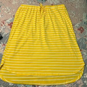 Tickled teal midi skirt size 1X